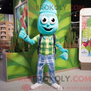 Cyan Asparagus mascot...