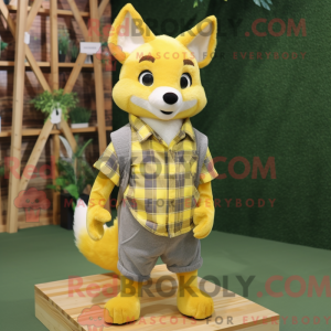 Lemon Yellow Fox mascot...