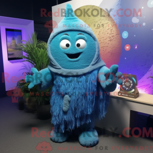 Blue Raspberry mascot...