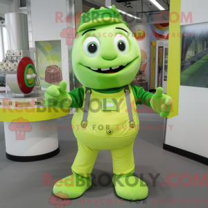 Lime Green Candy mascot...
