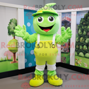 Lime Green Candy mascotte...