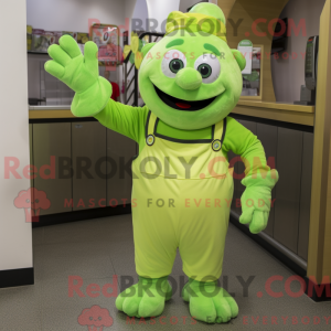 Lime Green Candy mascot...