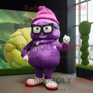 Magenta Cabbage mascot...