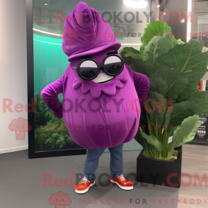 Magenta Cabbage maskot...