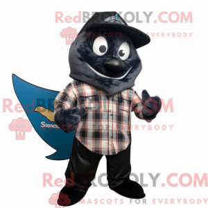 Black Swordfish mascot...