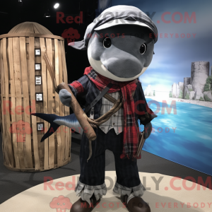 Black Swordfish mascot...