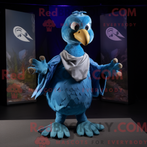 Maskotdraktfigura Blue Dodo...