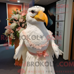 Peach Haast S Eagle mascot...