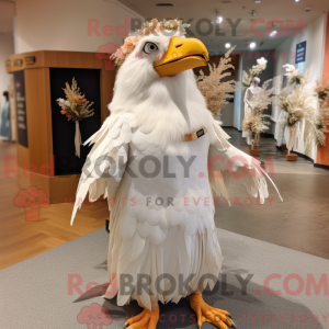 Peach Haast S Eagle mascot...