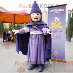 Lavendel Swiss Guard maskot...