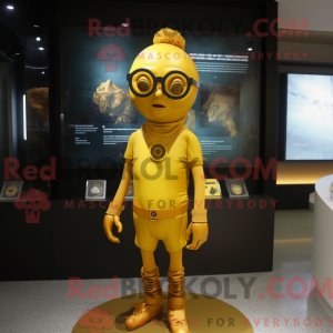 Gold Cyclops máscara de...