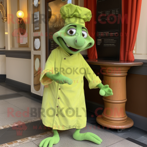 Limegrøn Ratatouille maskot...