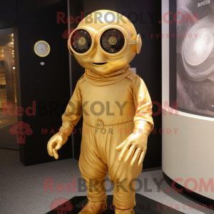 Gold Cyclops máscara de...