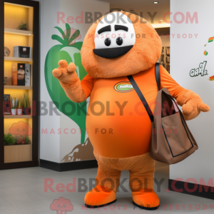 Orange Falafel mascot...