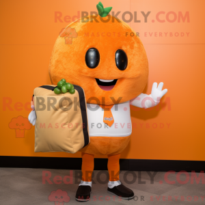 Mascotte de Falafel orange...