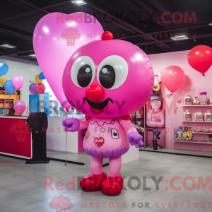 Pink Heart Shaped Balloons...