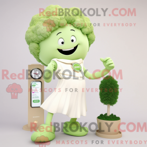 Cream Broccoli maskot...