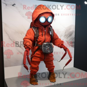 Rust Spider mascot costume...