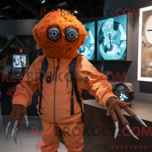Rust Spider maskot kostume...