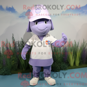 Lavendel torsk maskot...