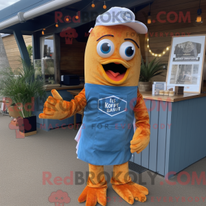 Rust Fish And Chips maskot...