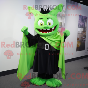 Green Vampire mascot...