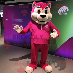 Magenta Puma maskotka...