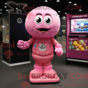 Pink Gumball Machine mascot...