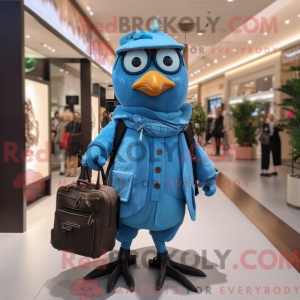 Sky Blue Blackbird mascotte...