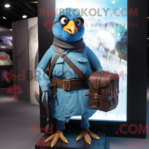 Sky Blue Blackbird mascotte...