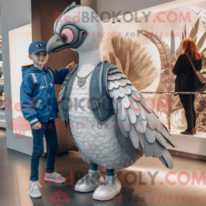 Silver Peacock mascot...
