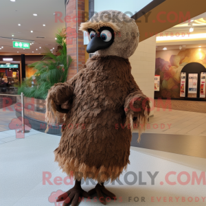 Brown Ostrich mascot...