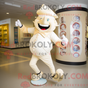 Cream Acrobat mascot...