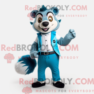 Maska Cyan Badger w...