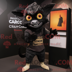 Black Chupacabra mascot...