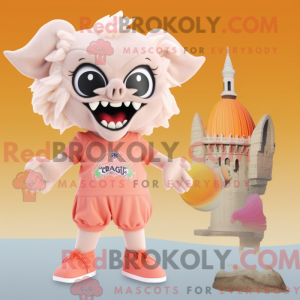 Peach Gargoyle mascot...