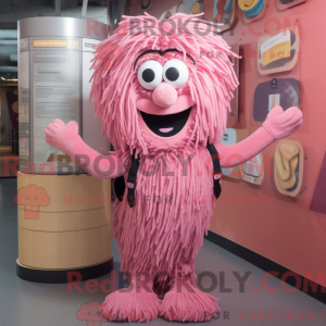 Pink Spaghetti mascot...