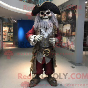Silver Pirate mascot...