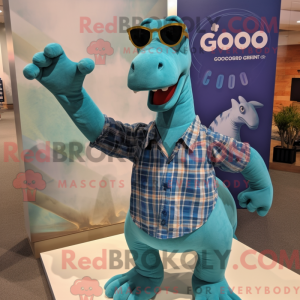 Turquoise Brachiosaurus...