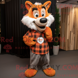 Orange Say Wolf mascot...