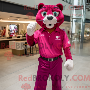 Postava maskota Magenta...