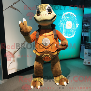 Rust Sea Turtle mascot...