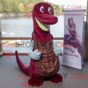 Maroon Loch Ness Monster...