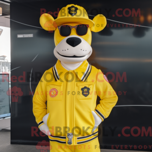Lemon Yellow Jersey Cow...