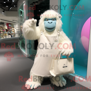 White Gorilla mascot...