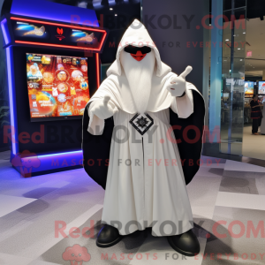 White Wizard maskot kostume...