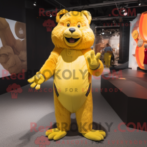 Yellow Beaver mascot...