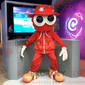Máscara de polvo vermelho...