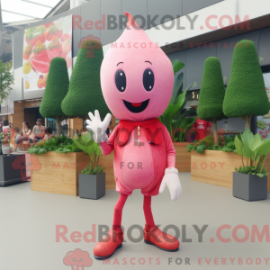 Pink Pepper mascot costume...