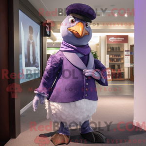 Purple Pigeon mascot...